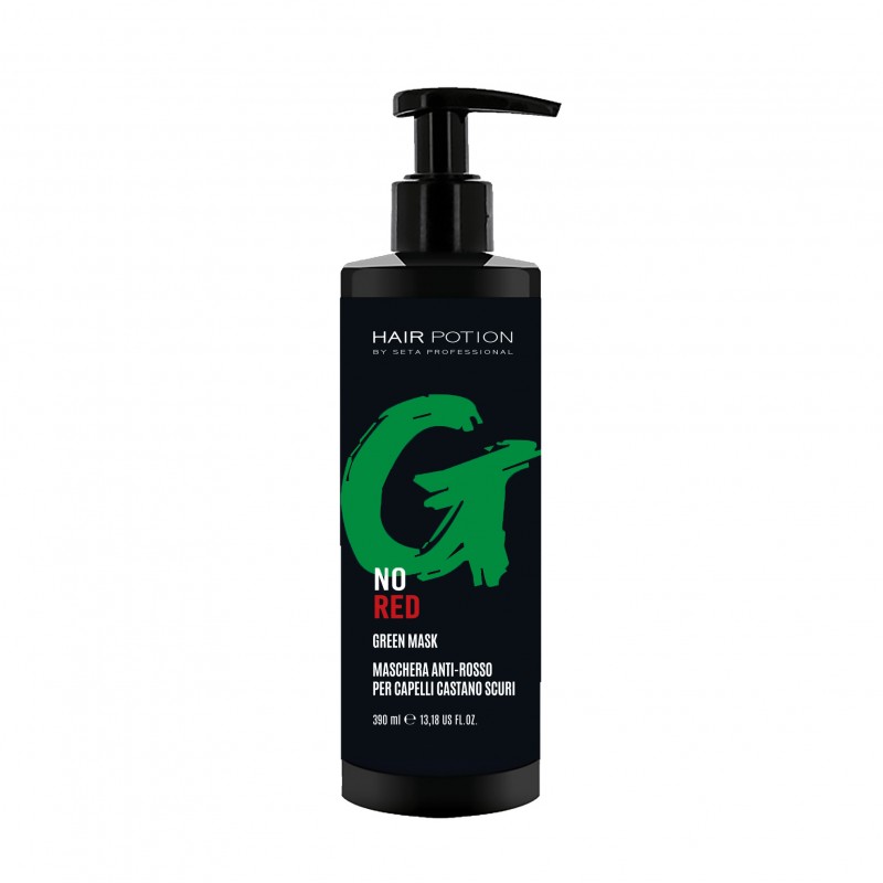 HAIR POTION GREEN MASK  400ML ANTI-ROSSO