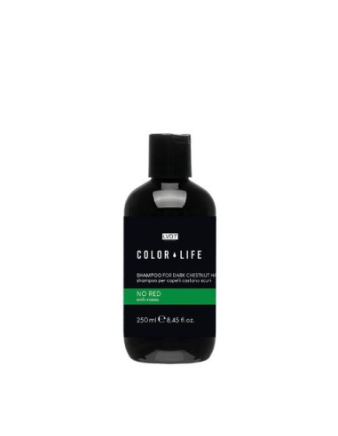 NO RED SHAMPOO  PER CAPELLI CASTAN0 SCURI COLOR LIFE 250ML
