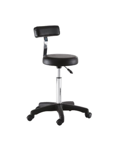 SMART BLACK SGABELLO CON SCHIENALE  ***CAT