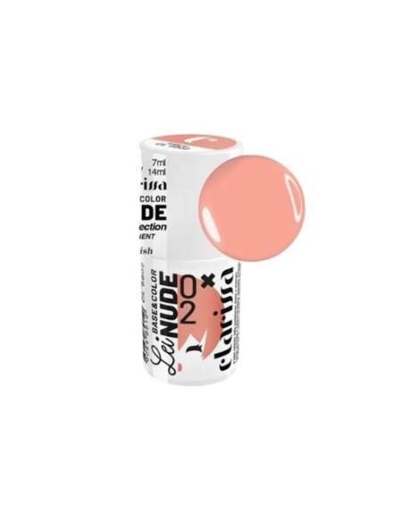 CLARISSA SMALTO UV/LED LEI BASE&COLOR NUDE 2 7ML UV/LED TPO FREE