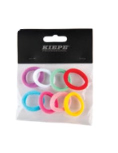 ELASTICI SOTTILI 8 PZ COLORATI 0,5CM