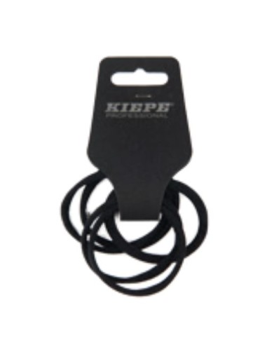 ELASTICI SOTTILI 5 PZ NERI 0,6CM