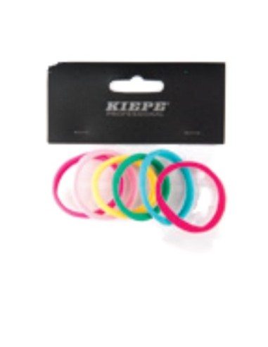 ELASTICI SOTTILI 6 PZ COLORATI 0,5 CM