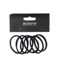 ELASTICI SOTTILI 6 PZ NERI 0,5CM