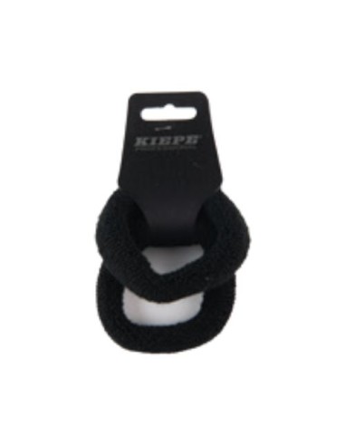 ELASTICI SPUGNA GROSSI 2 PZ NERI 2,5CM