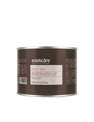 ESTETICARE BODY WAX CERA DEPILATORIA LIPOSOLUBILE TITANIO 400 ml