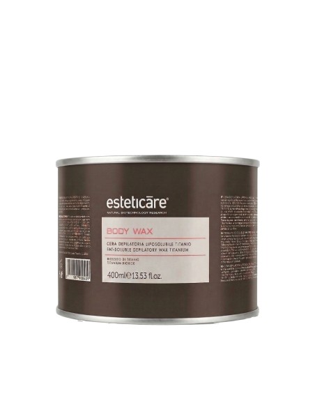 ESTETICARE BODY WAX CERA DEPILATORIA LIPOSOLUBILE TITANIO 400 ml