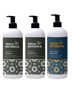 KIT FAMILY SHAMPOO+CONDITIONER +SHOWER OIL 1LT